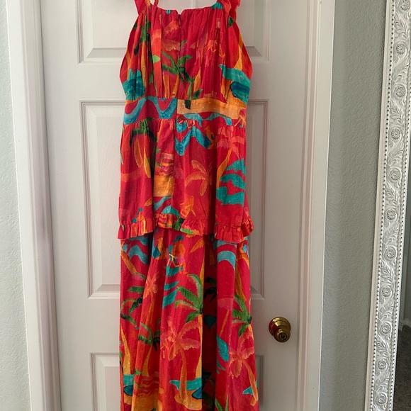 FARM Rio beautiful dress size large worn only a few times - Picture 3 of 3